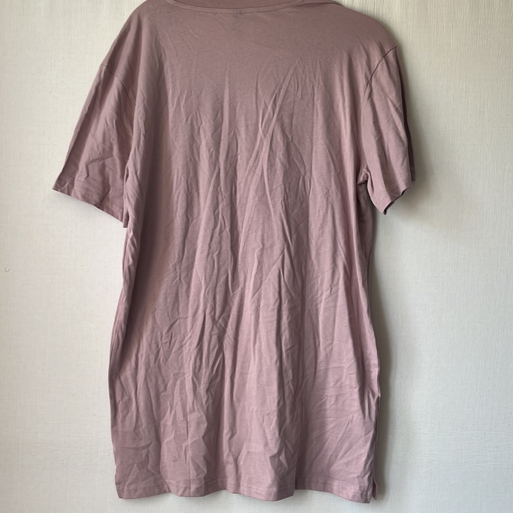 Pink longline t shirt - Picture 5 of 7